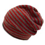 striped beanie vole and rust red